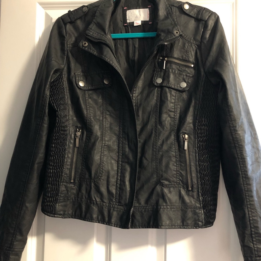 Fauk Leather black jacket